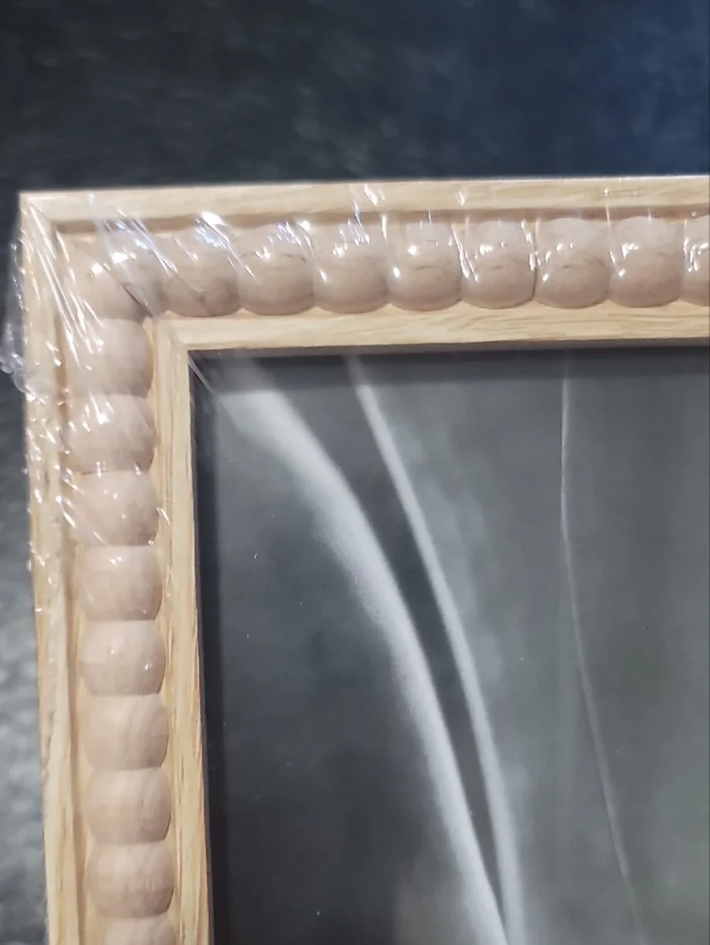 Special Moments Beaded Light Wood 5x7 Photo Frame